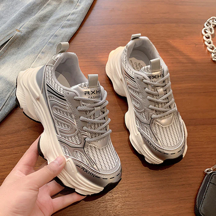 Damen Sportliche LaufSneaker mit atmungsaktivem Mesh-Obermaterial und dämpfender Sohle Heidi Mode - Image 8