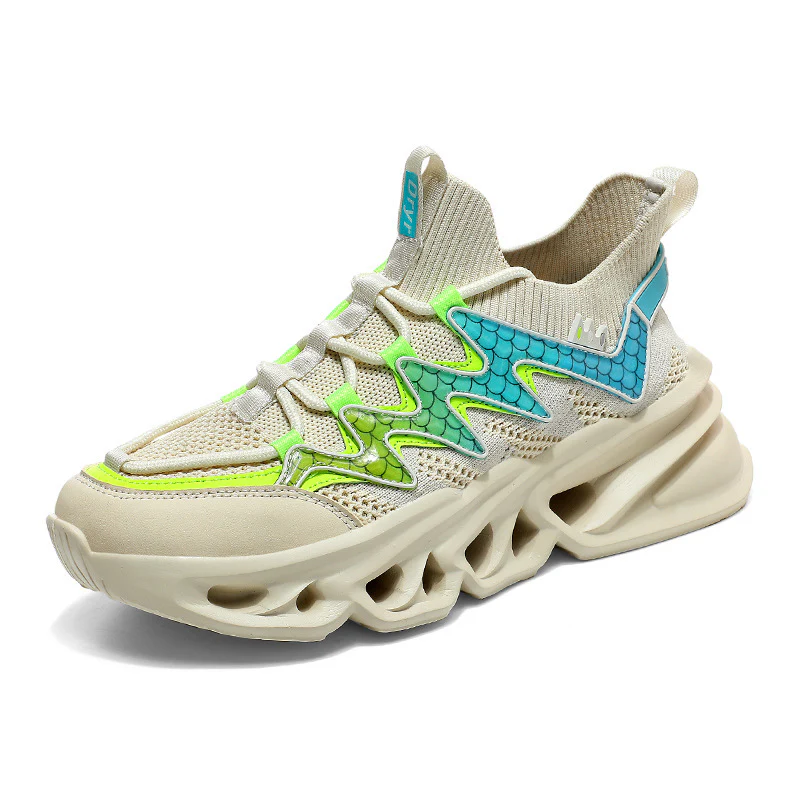 Damen Sportliche Laufsneaker mit innovativem Wellenmuster und atmungsaktiver Struktur Heidi Mode - Image 6