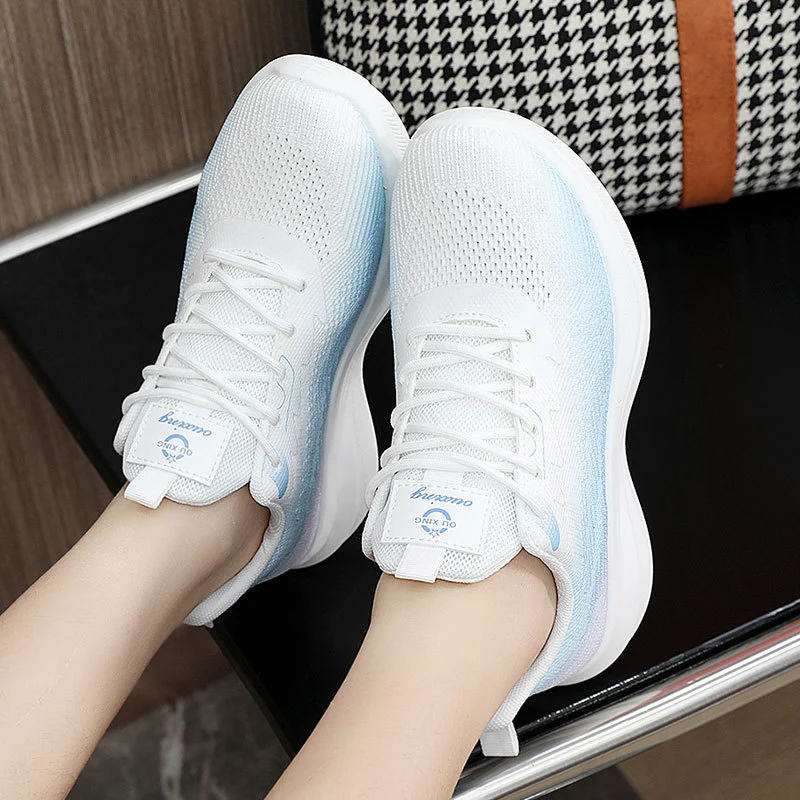 Damen sportliche Leichtgewicht Sneakers mit atmungsaktiver Obermaterialstruktur Heidi Mode - Image 3