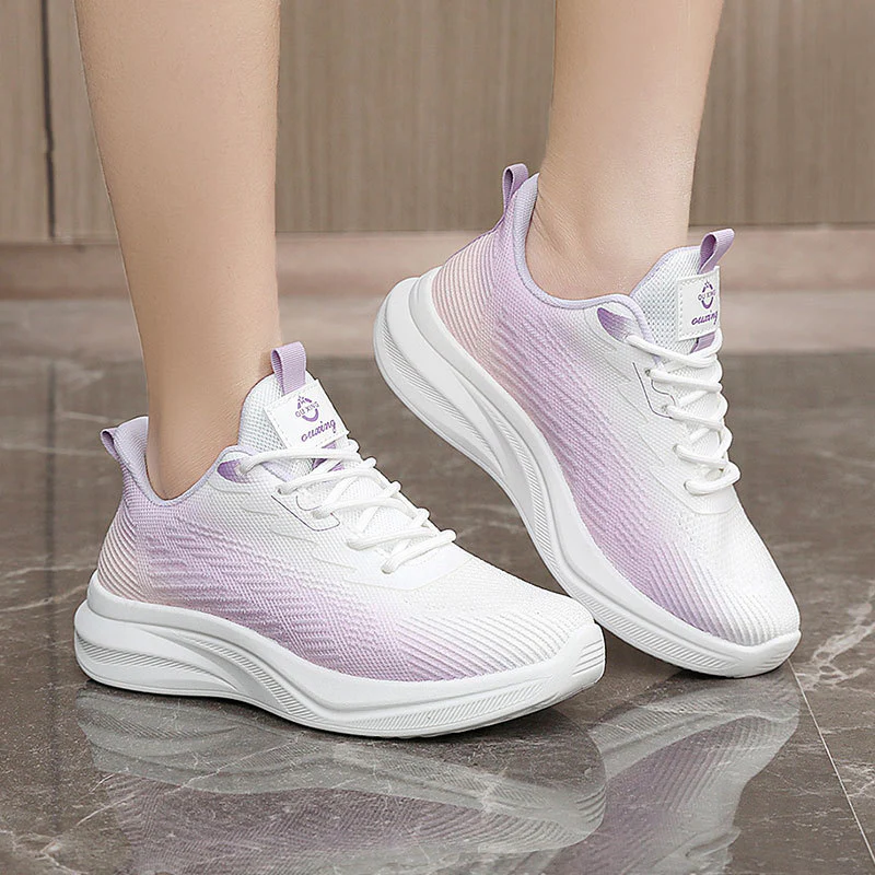 Damen sportliche Leichtgewicht Sneakers mit atmungsaktiver Obermaterialstruktur Heidi Mode - Image 4