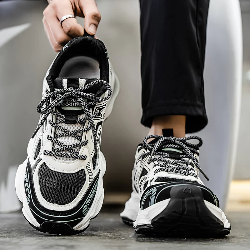 Damen Sportliche Leichtrittsneakers mit atmungsaktiver Mesh-Oberfläche und ergonomischem Design Heidi Mode - Image 4