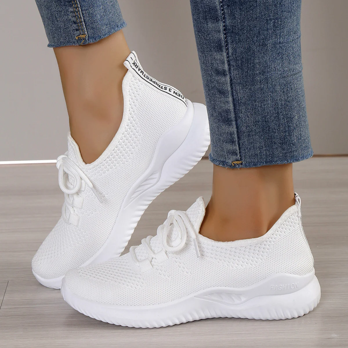 Damen Sportliche Lifestyle-Sneaker mit atmungsaktivem Obermaterial Heidi Mode - Image 3