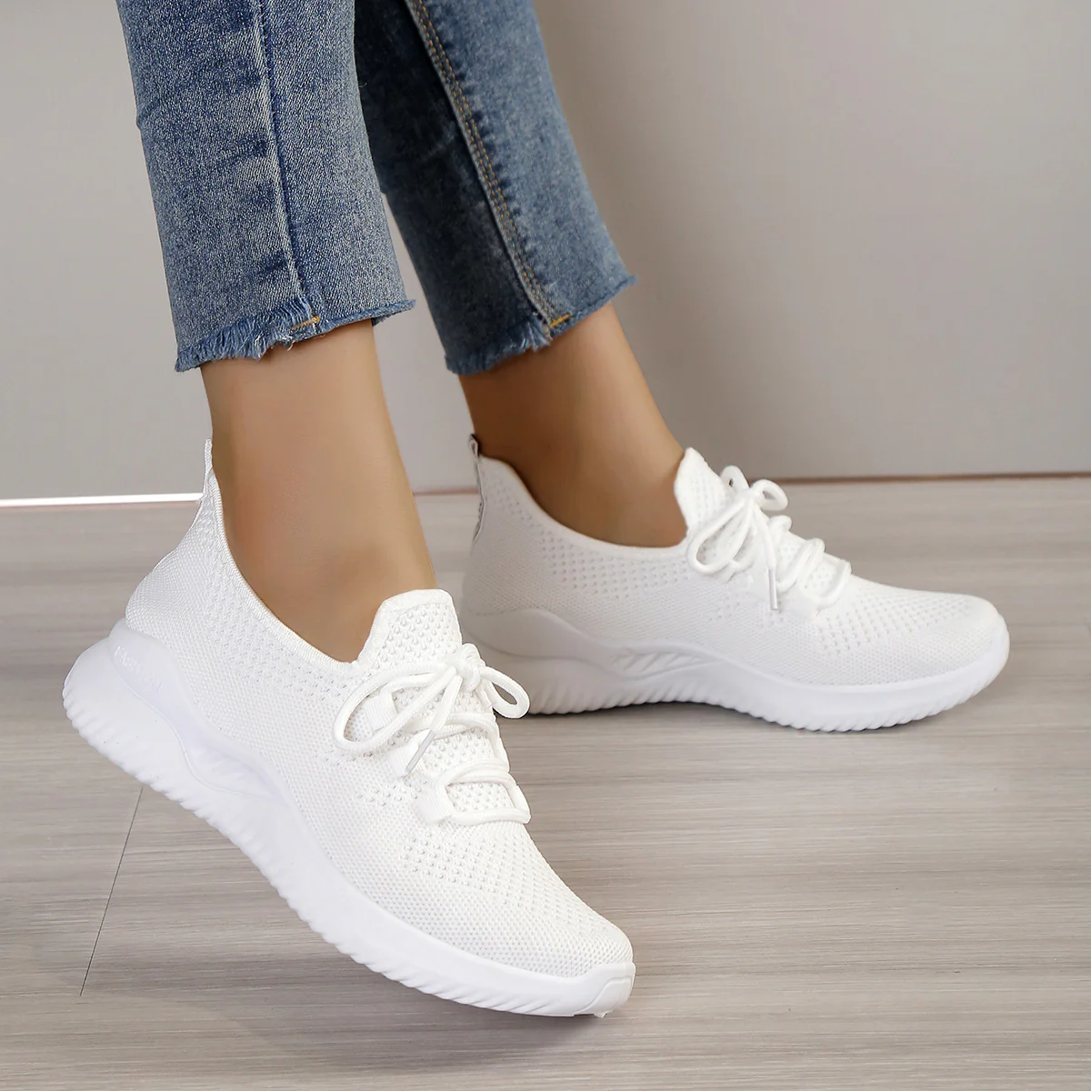 Damen Sportliche Lifestyle-Sneaker mit atmungsaktivem Obermaterial Heidi Mode - Image 4