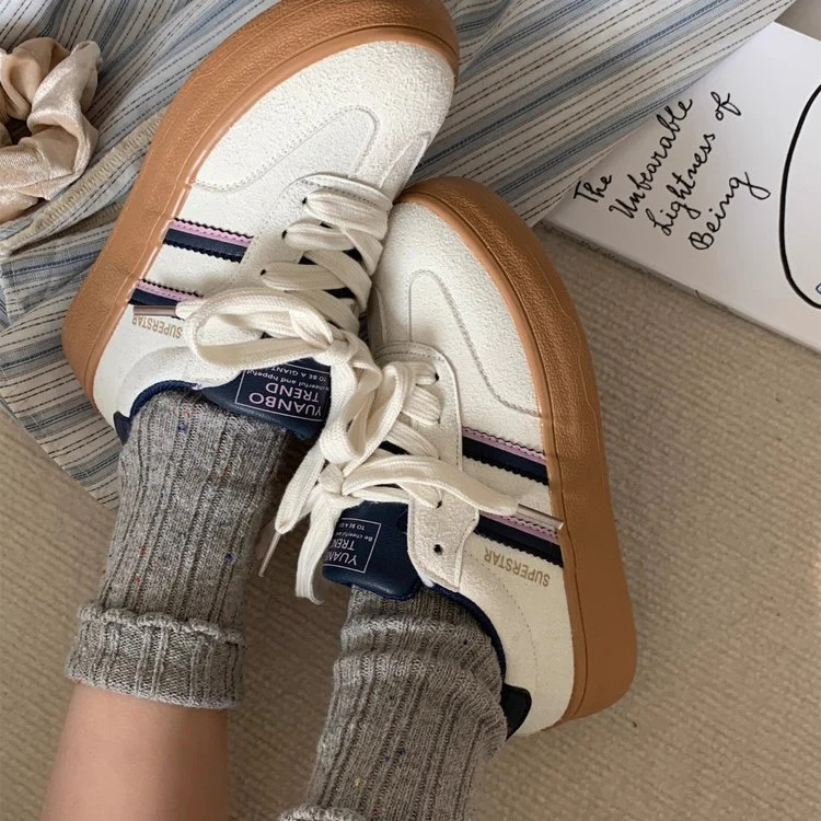 Damen Sportliche Lifestyle-Sneaker mit dämpfender Sohle und modischem Design Heidi Mode - Image 5