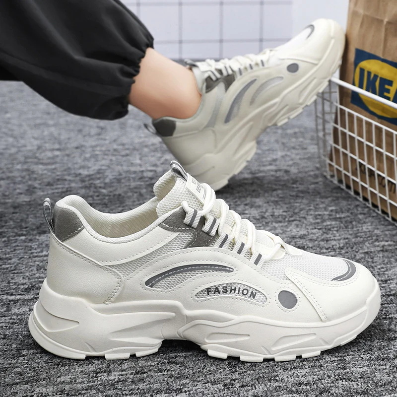 Damen Sportliche Lifestyle Sneakers mit atmungsaktiver Mesh-Oberfläche und dämpfender Sohle Heidi Mode - Image 4