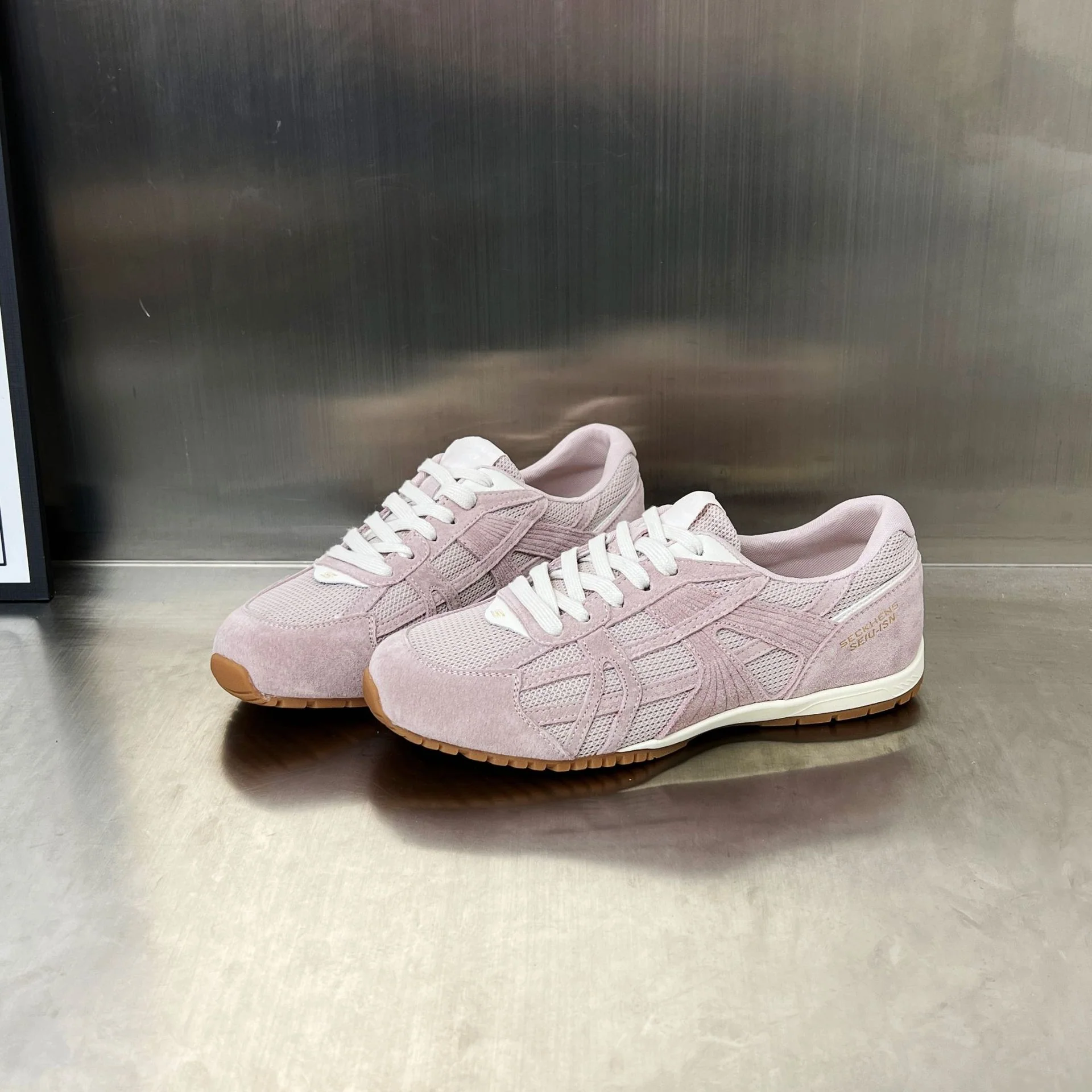 Damen Sportliche Lifestyle Sneakers mit atmungsaktiver Obermaterialstruktur Heidi Mode - Image 4