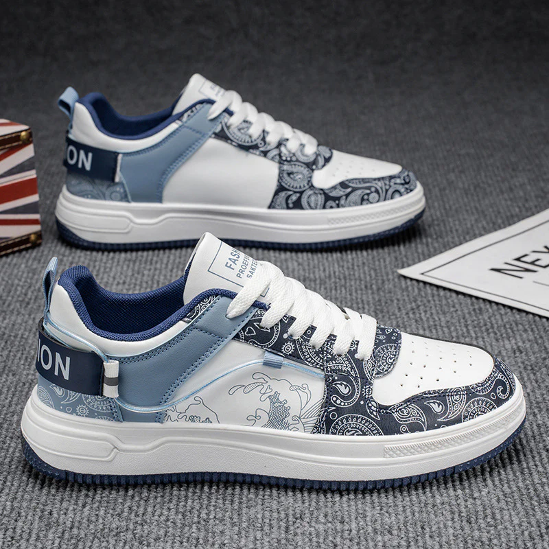 Damen Sportliche Lifestyle Sneakers mit einzigartigem Grafikdesign Heidi Mode - Image 2