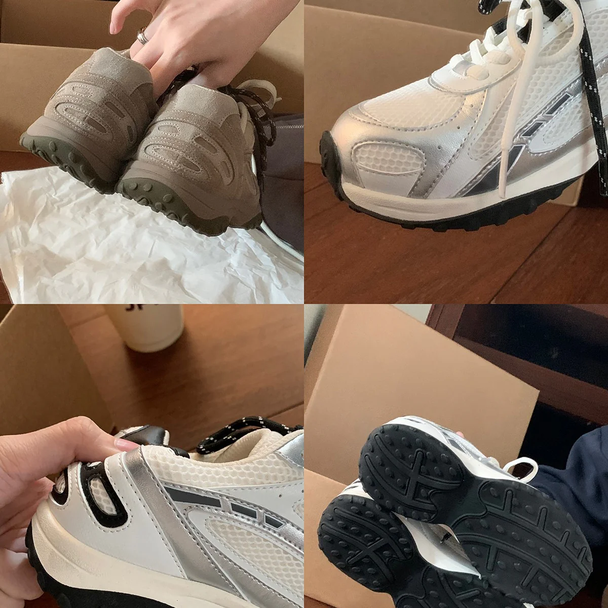 Damen Sportliche Mesh-Laufschuhe mit atmungsaktiver Struktur und gepolsterter Sohle Heidi Mode - Image 2