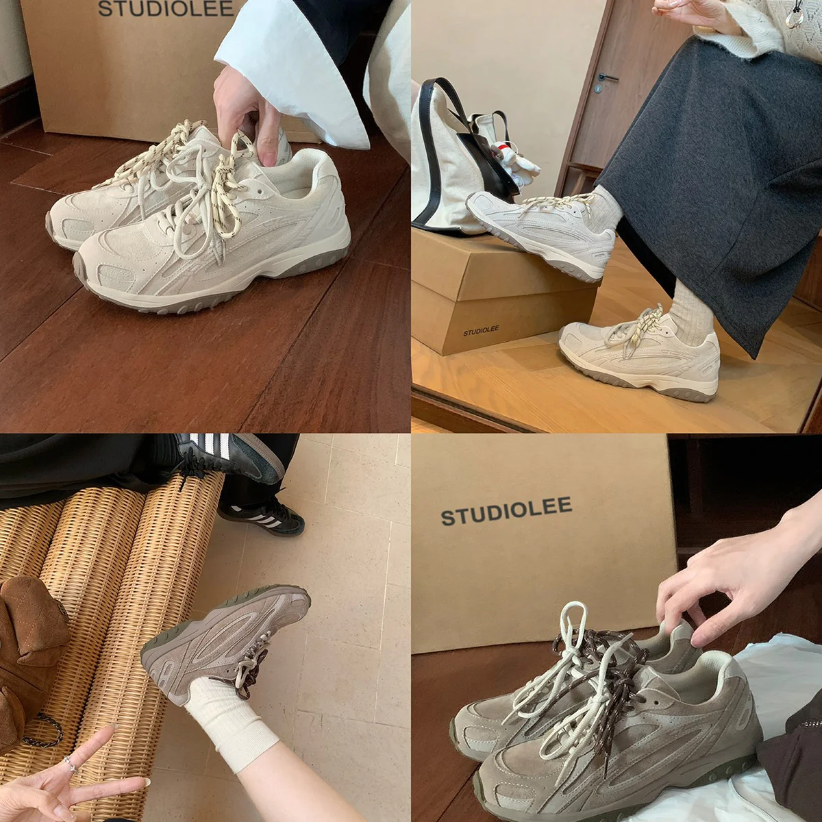 Damen Sportliche Mesh-Laufschuhe mit atmungsaktiver Struktur und gepolsterter Sohle Heidi Mode - Image 4