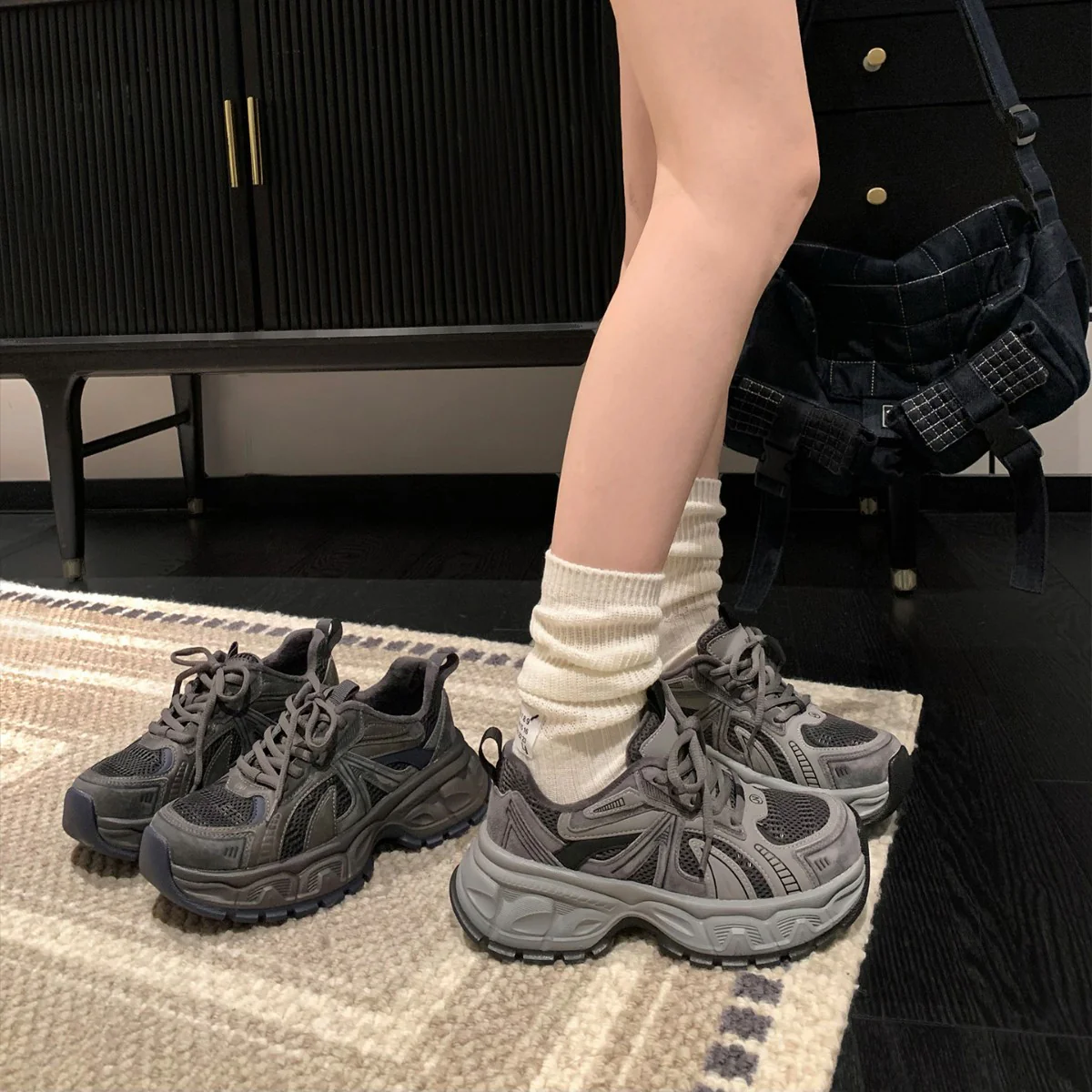 Damen Sportliche Mesh-Laufschuhe mit dämpfender Sohle und atmungsaktivem Design Heidi Mode - Image 3