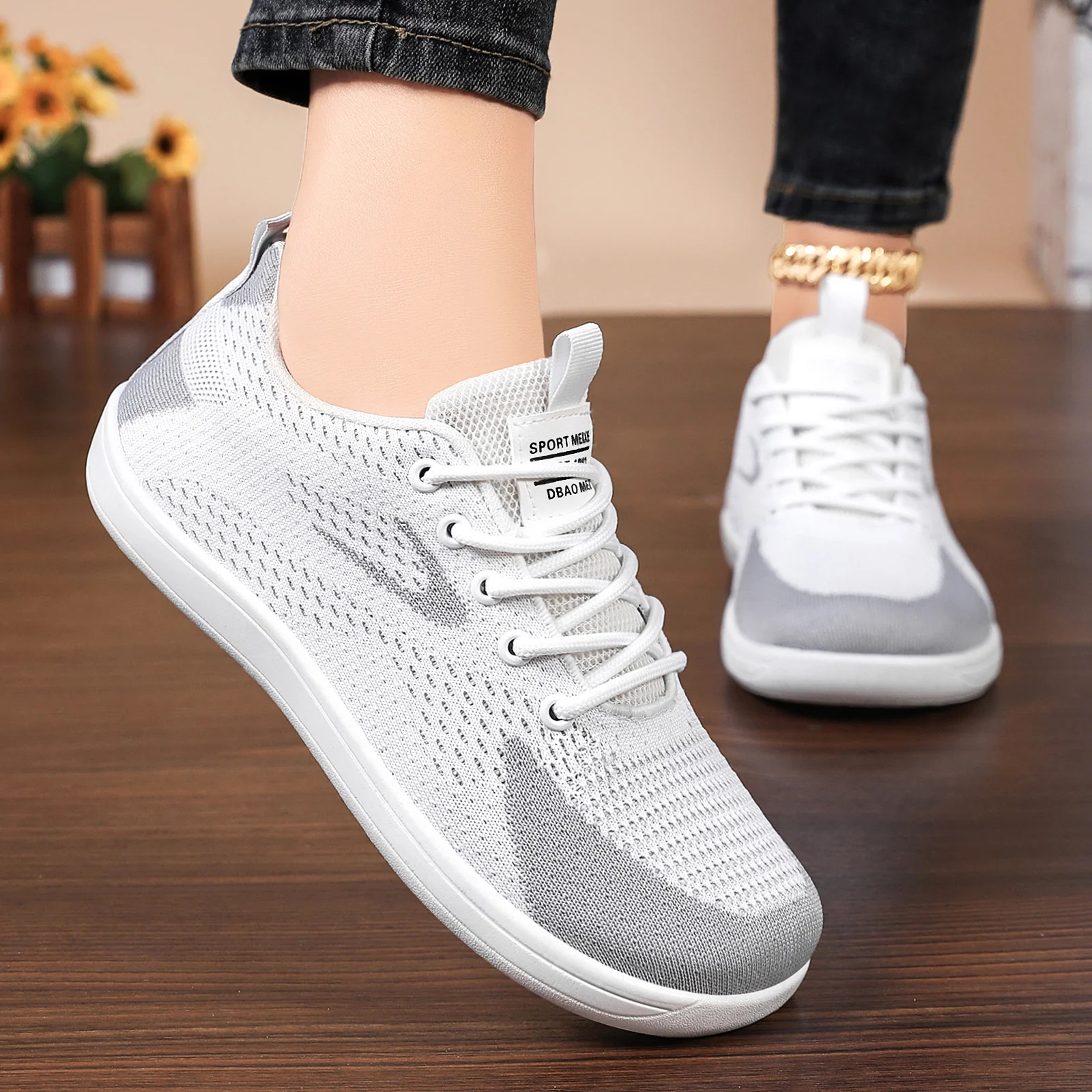 Damen Sportliche Mesh-Laufschuhe mit Komfort-Dämpfung Heidi Mode - Image 4