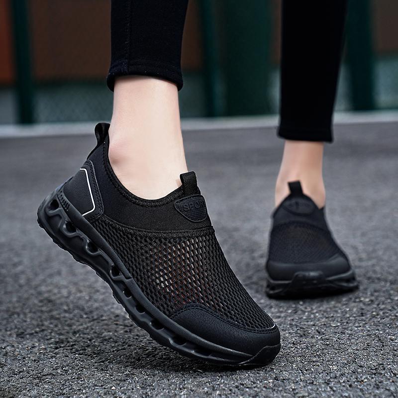 Damen Sportliche Mesh Slip-On Sneakers Heidi Mode - Image 2