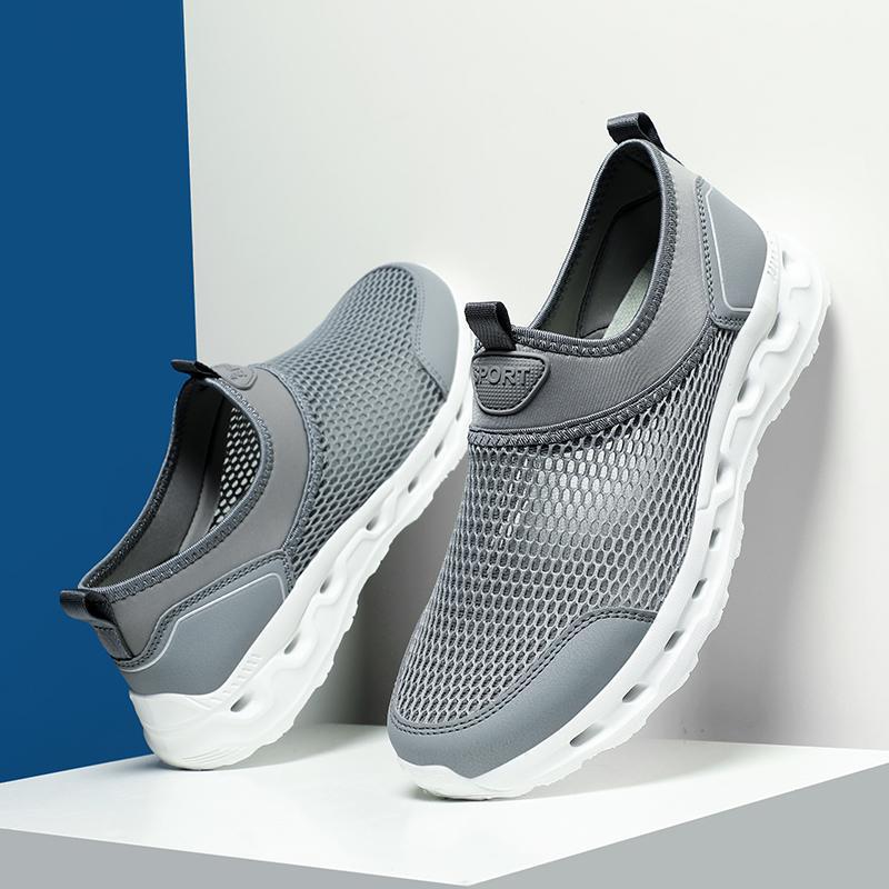 Damen Sportliche Mesh Slip-On Sneakers Heidi Mode - Image 3