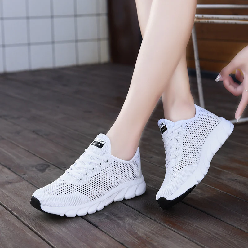 Damen Sportliche Mesh-Sneaker Heidi Mode - Image 4