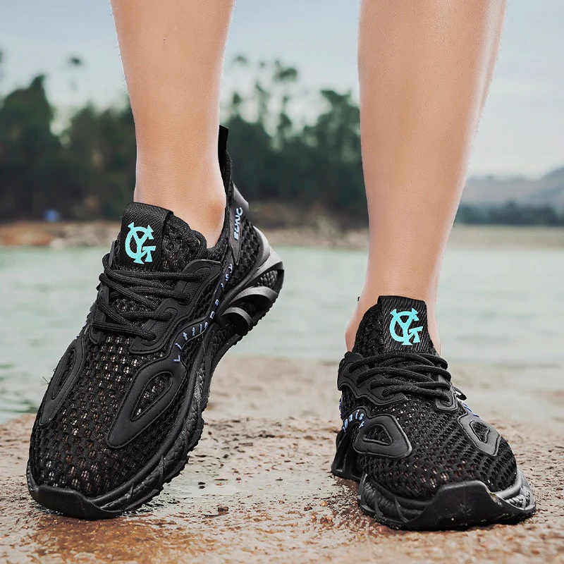 Damen Sportliche Mesh-Sneaker mit atmungsaktivem Obermaterial und innovativem Dämpfungssystem Heidi Mode - Image 4