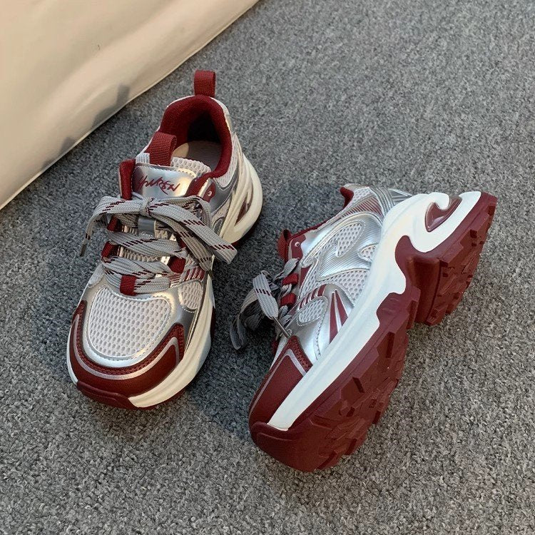 Damen Sportliche Mesh-Sneaker mit atmungsaktiven Einsätzen und rutschfester Sohle Heidi Mode - Image 3