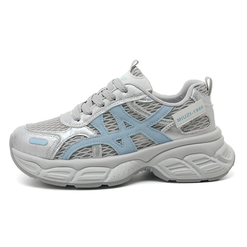 Damen Sportliche Mesh-Sneaker mit atmungsaktiver Laufsohle Heidi Mode - Image 5