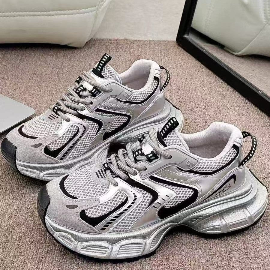 Damen Sportliche Mesh-Sneaker mit dämpfender Sohle und modernem Design Heidi Mode - Image 4