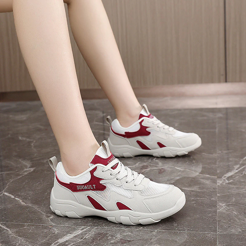 Damen Sportliche Mesh-Sneaker mit ergonomischer Dämpfung und rutschfestem Profil Heidi Mode - Image 4