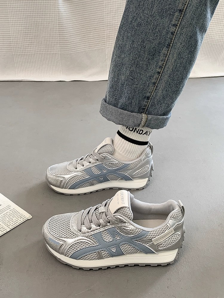 Damen Sportliche Mesh Sneakers mit atmungsaktiver Oberflächenstruktur und rutschfester Sohle Heidi Mode - Image 6