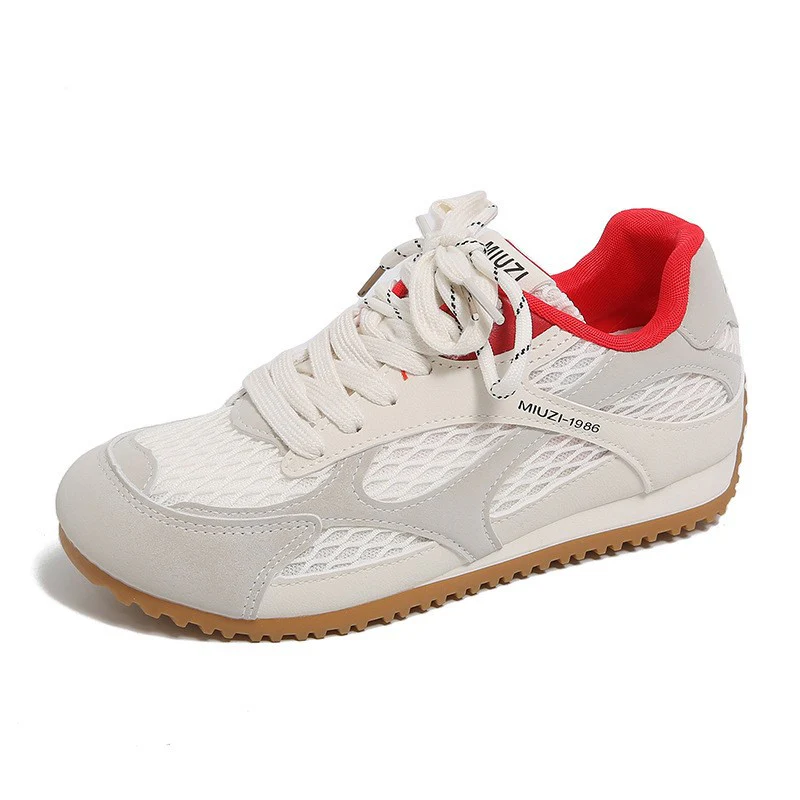 Damen Sportliche Mesh Sneakers mit atmungsaktiver Struktur und flexiblem Sohlenprofil Heidi Mode