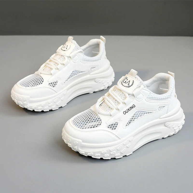 Damen Sportliche Mesh Sneakers mit dämpfendem Sohlenprofil und ergonomischem Design Heidi Mode - Image 6
