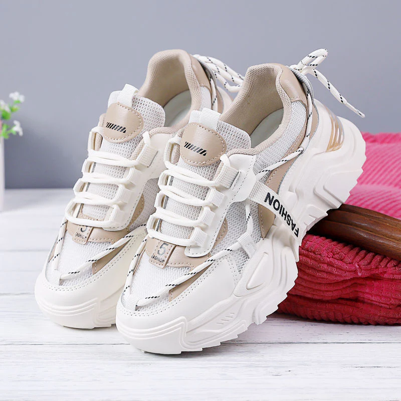 Damen Sportliche Modische Sneakers mit atmungsaktivem Obermaterial und dämpfender Sohle Heidi Mode - Image 7
