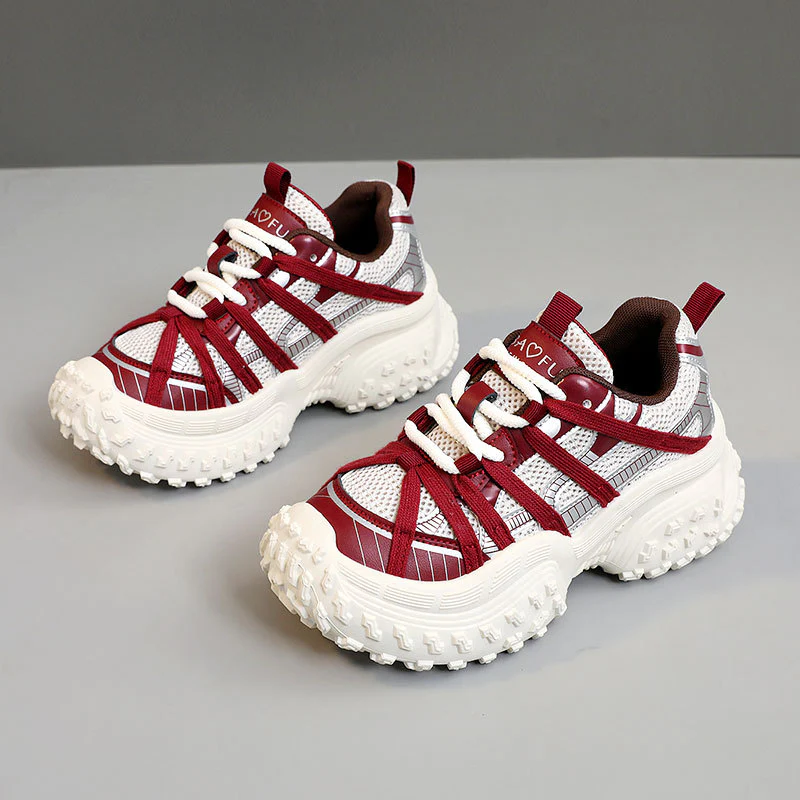 Damen Sportliche Outdoor Sneakers mit atmungsaktiver Mesh-Konstruktion und stabiler Profilsohle Heidi Mode - Image 7