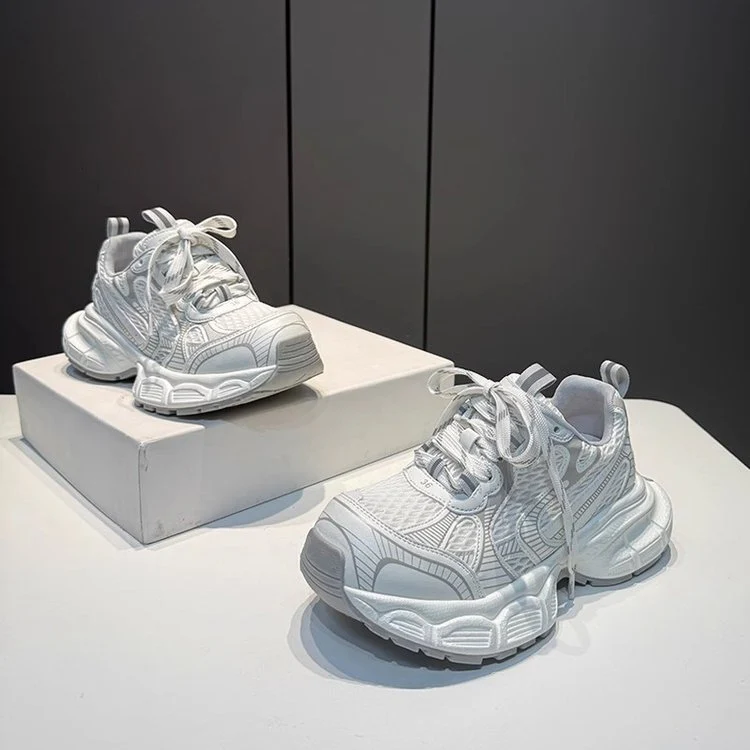 Damen Sportliche Performance-Sneaker mit atmungsaktiver Mesh-Oberfläche und dämpfender Sohle Heidi Mode - Image 4