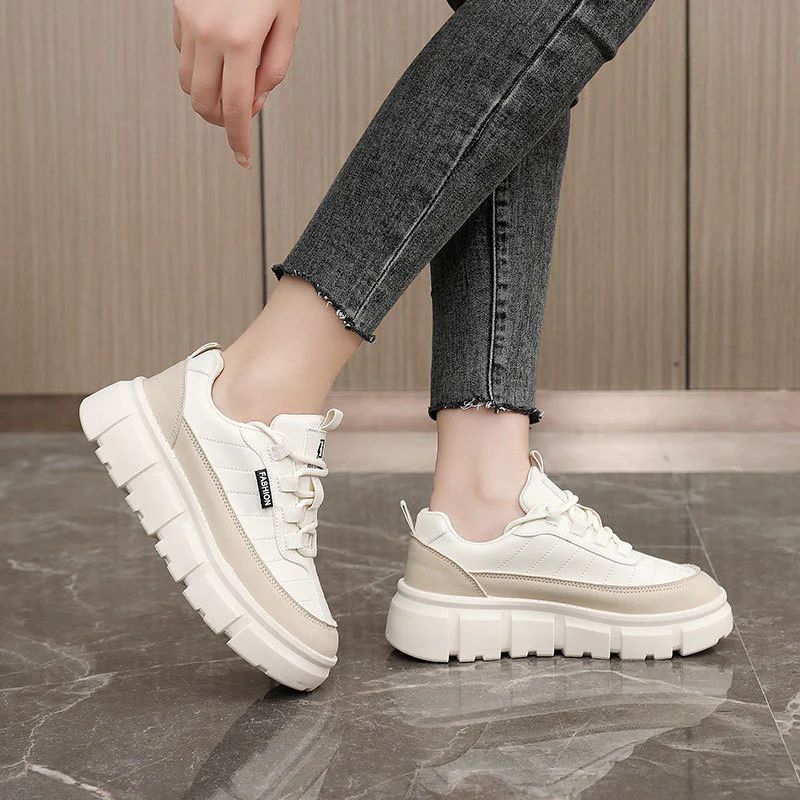 Damen Sportliche Plateau Sneaker Heidi Mode - Image 2