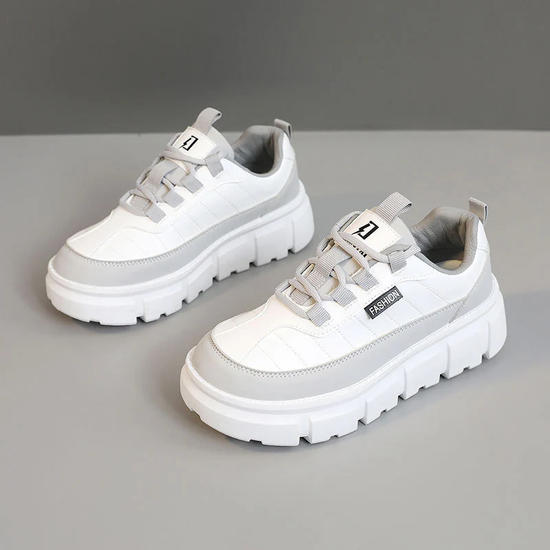Damen Sportliche Plateau Sneaker Heidi Mode - Image 8