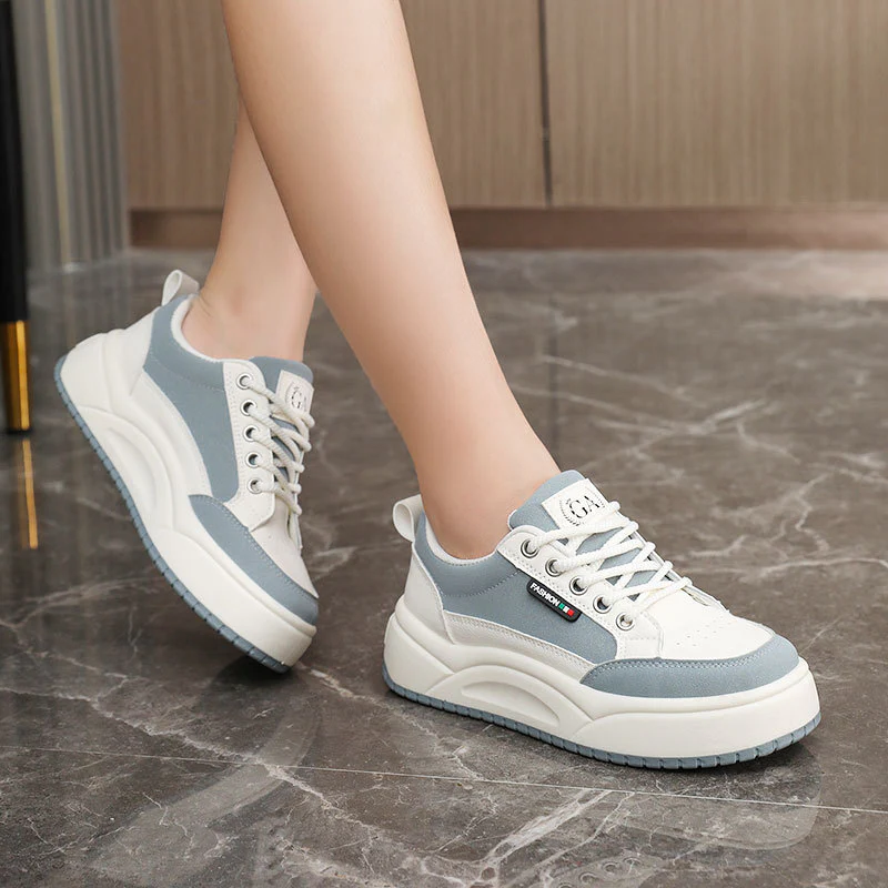 Damen Sportliche Plateau-Sneaker mit atmungsaktivem Mesh-Heidi Mode - Image 4