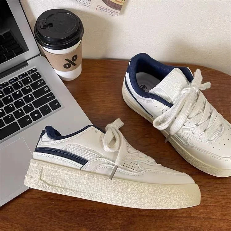 Damen Sportliche Plateau-Sneaker mit atmungsaktivem Obermaterial und gepolsterter Sohle Heidi Mode - Image 3
