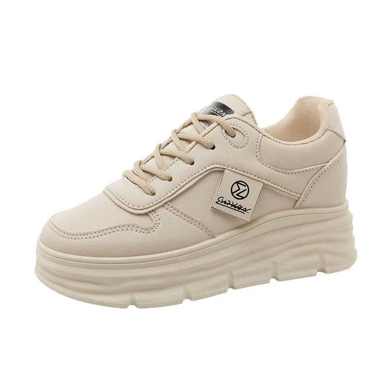 Damen Sportliche Plateau-Sneaker mit dämpfender Sohle und atmungsaktivem Obermaterial Heidi Mode - Image 5