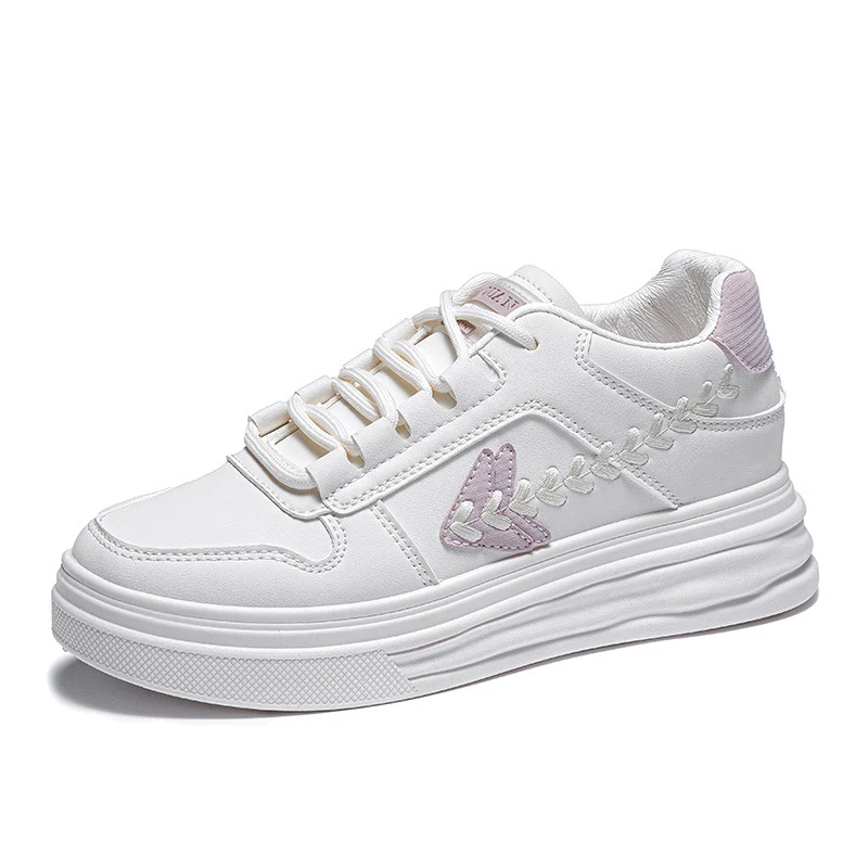 Damen Sportliche Plateau-Sneaker mit eleganten Details und atmungsaktivem Obermaterial Heidi Mode - Image 5