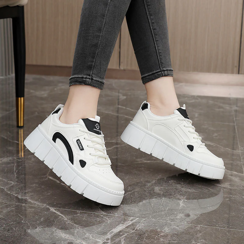 Damen Sportliche Plateau-Sneaker mit innovativer Dämpfungstechnologie Heidi Mode - Image 4
