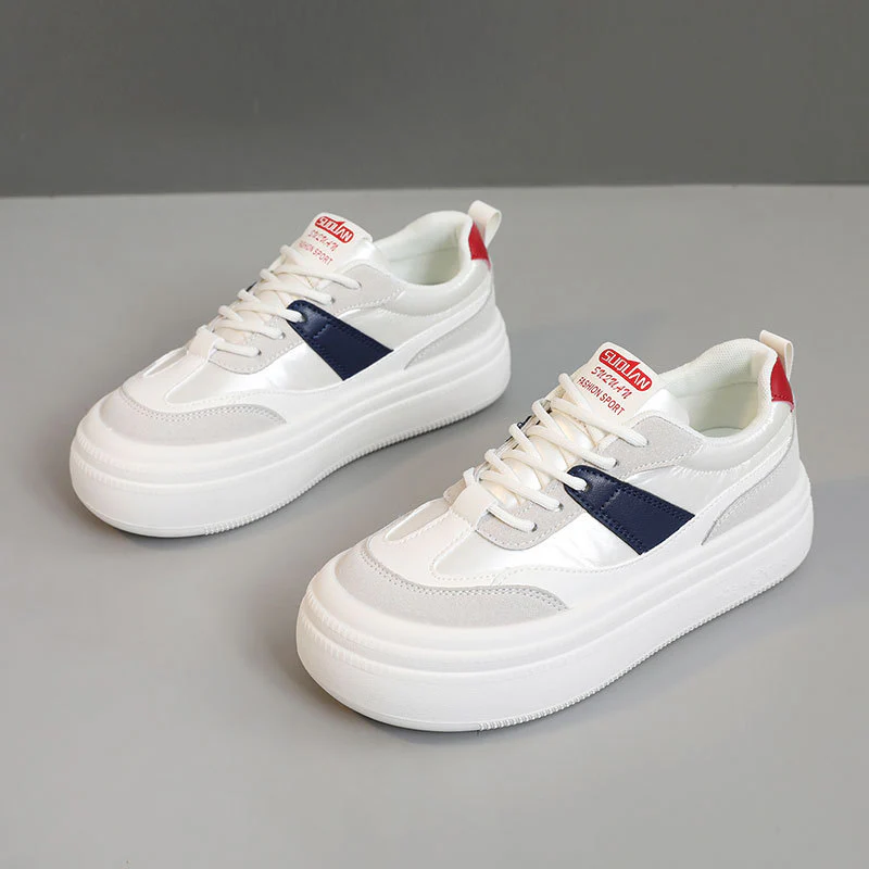 Damen sportliche Plateau-Sneaker mit modischem Design und bequemer Dämpfung Heidi Mode - Image 6
