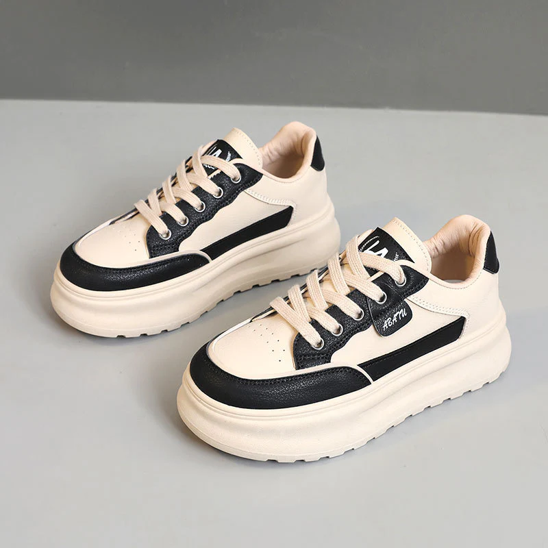 Damen Sportliche Plateau-Sneaker mit modischem Design und dämpfender Sohle Heidi Mode - Image 7