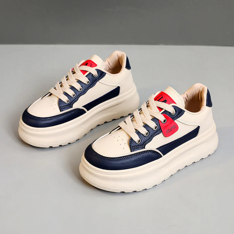 Damen Sportliche Plateau-Sneaker mit modischem Design und dämpfender Sohle Heidi Mode - Image 8