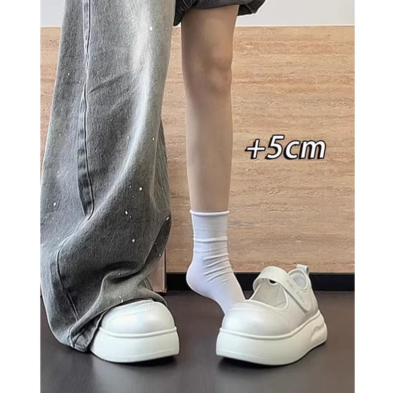 Damen Sportliche Plateau-Sneaker mit verstellbarem Klettverschluss und stylischem Obermaterial Heidi Mode - Image 2