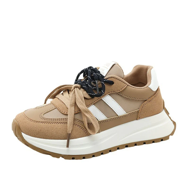 Damen Sportliche Plateau Sneakers mit atmungsaktivem Obermaterial Heidi Mode - Image 5