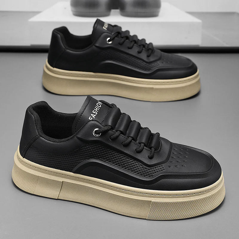 Damen Sportliche Plateau Sneakers mit atmungsaktiver Konstruktion und modischem Obermaterial Heidi Mode - Image 3