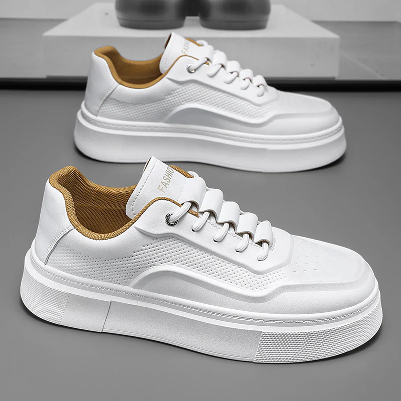 Damen Sportliche Plateau Sneakers mit atmungsaktiver Konstruktion und modischem Obermaterial Heidi Mode - Image 4