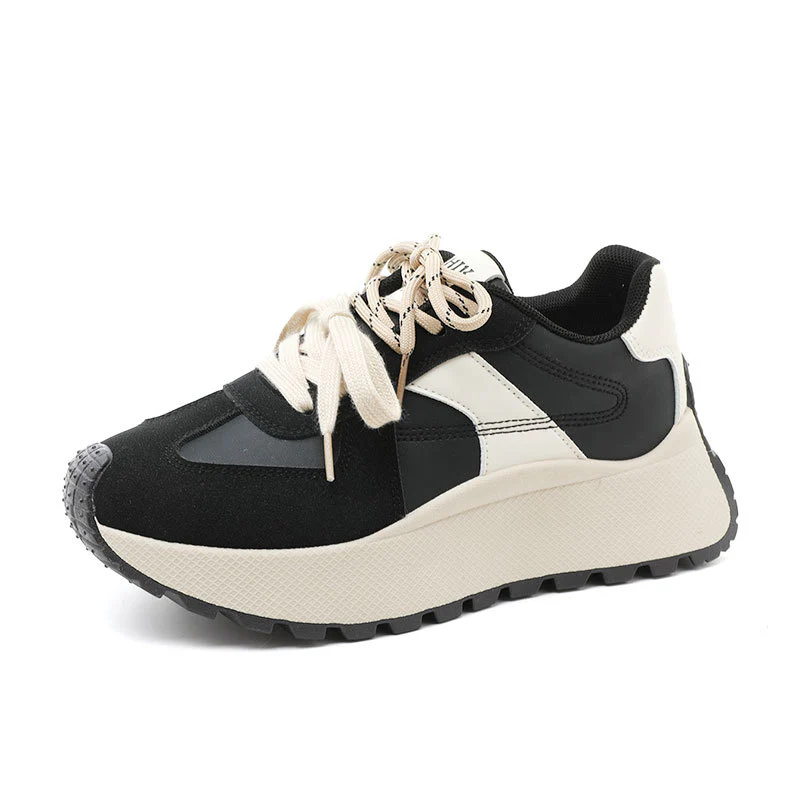 Damen Sportliche Plateau Sneakers mit atmungsaktiver Polsterung Heidi Mode - Image 2