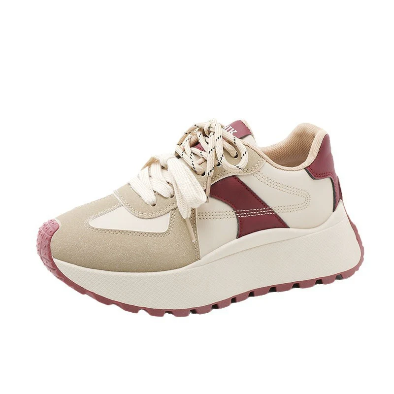 Damen Sportliche Plateau Sneakers mit atmungsaktiver Polsterung Heidi Mode - Image 5