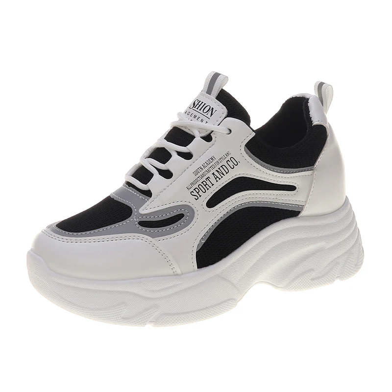 Damen Sportliche Plateau Sneakers mit dämpfender Sohle für optimalen Komfort Heidi Mode - Image 5