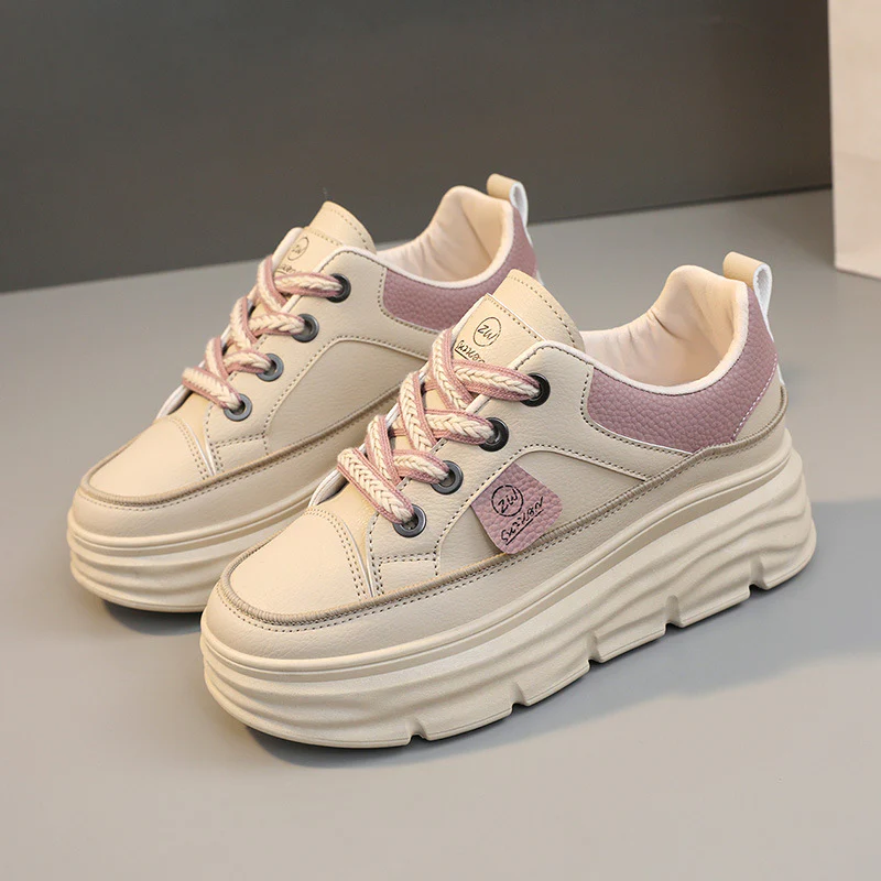 Damen sportliche Plateau Sneakers mit innovativer Dämpfung und atmungsaktiver Mesh-Oberfläche Heidi Mode - Image 6