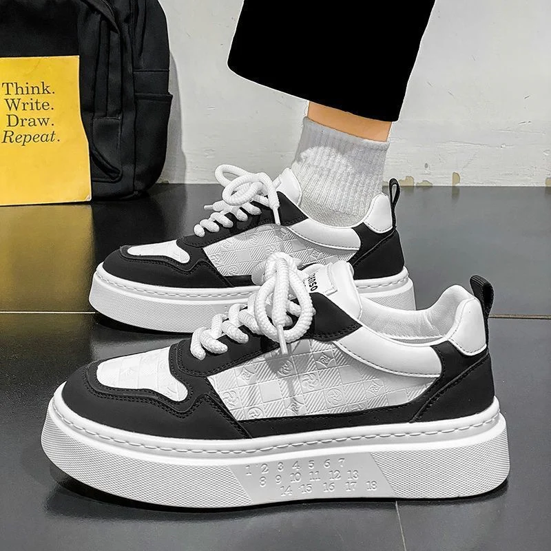 Damen Sportliche Plateau Sneakers mit modischem Obermaterial und ergonomischer Sohle Heidi Mode - Image 4