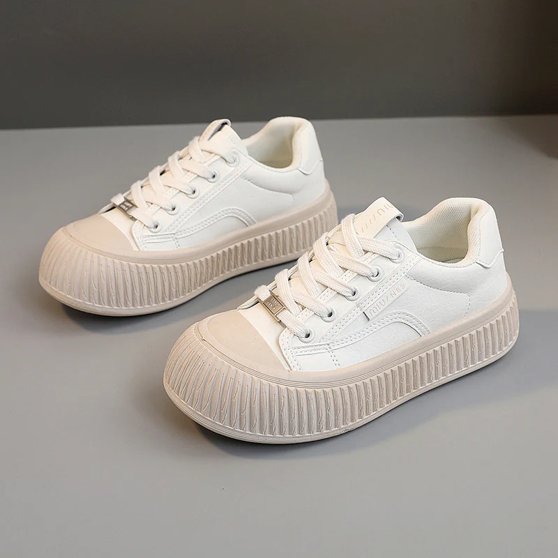 Damen Sportliche Plateau Sneakers mit rutschfester Sohle und atmungsaktivem Obermaterial Heidi Mode - Image 7