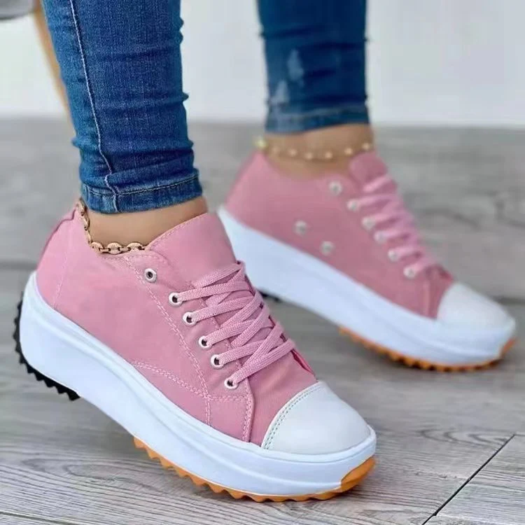 Damen Sportliche Plateausneaker mit modischem Kettenakzent Heidi Mode - Image 10